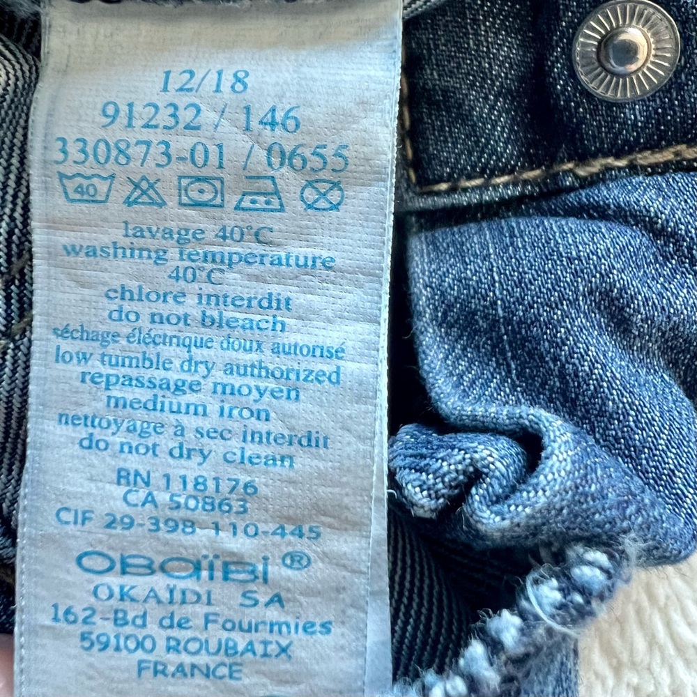 Obaibi Denim Short Overalls - Picture 10 of 14